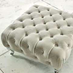 Upholstered Spanish Footstool