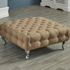 Upholstered Spanish Footstool